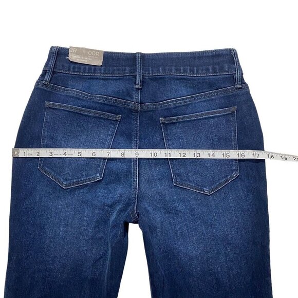 Chicos Secret Stretch Jeggings Women Dark Wash Jeans Sz 2 x30 NWT Ripped Denim - Picture 10 of 13